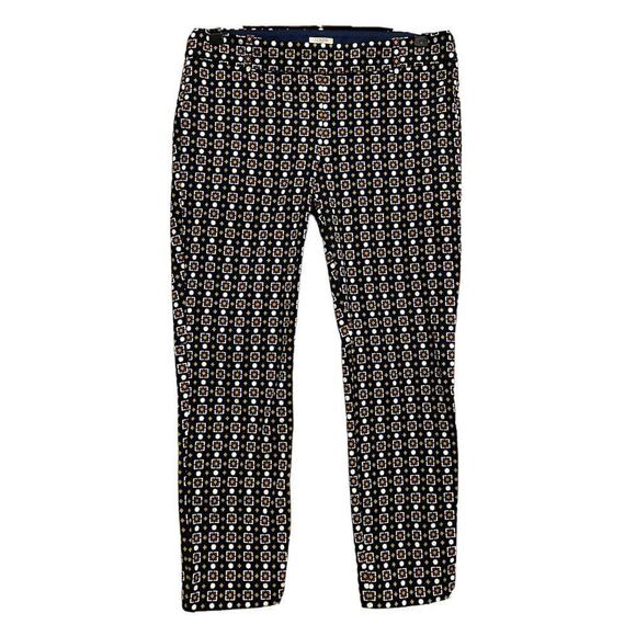 J. Crew Pants - J CREW Pants Womens 6 Stretch Printed Cropped Straight Leg Chino Ladies